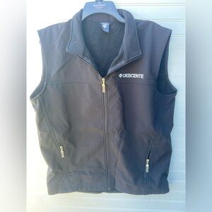 DESCENTE Fleece Lined outdoor Athletic Vest Made in Canada
